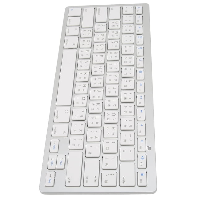 Clavier Sans Fil Mini, Touches Ultra Fines Portable F30 Frontgrill 78 Accessoires Informatiques Périphériques Claviers Blancs Strebe pour OS X IOS Windows Coréen