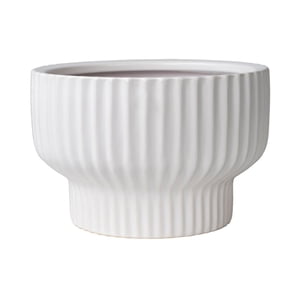 Better Homes & Gardens 8" Ceramic Cup Pot-White