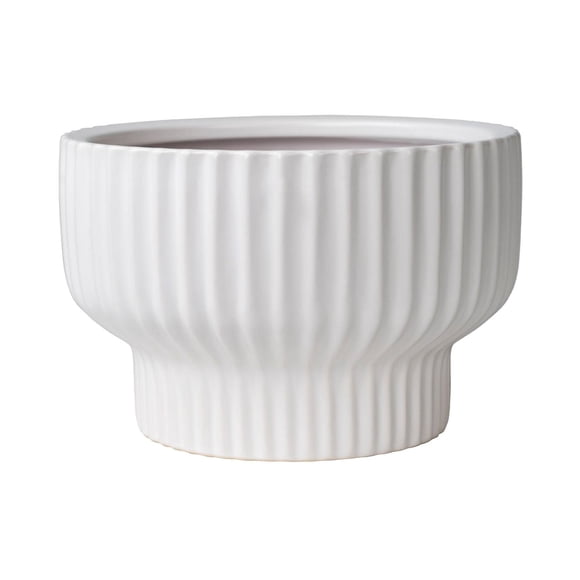 Better Homes & Gardens 8" Ceramic Cup Pot-White