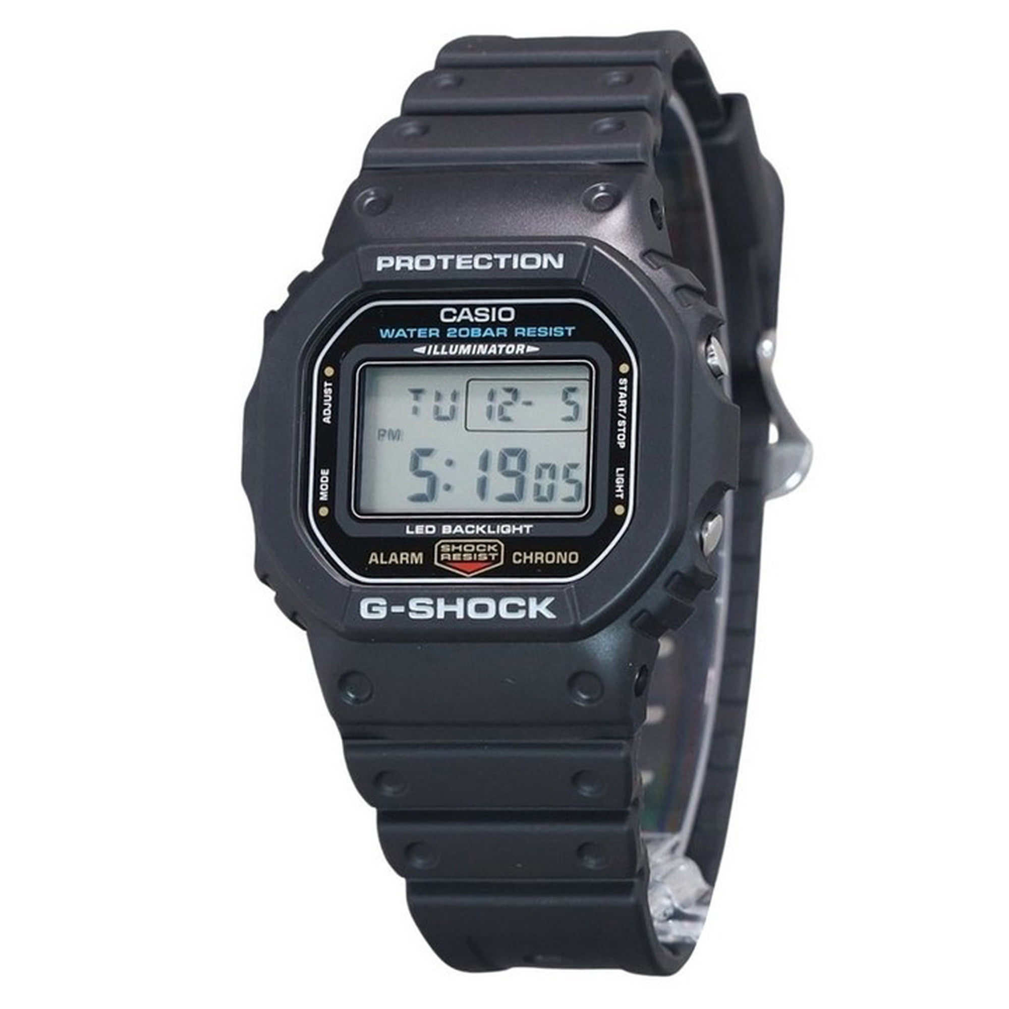 Casio G-Shock Digital Resin Strap Quartz DW-5600UE-1 200M Men's