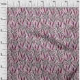 thumbnail image 3 of oneOone Silk Tabby Dark Magenta Fabric Floral Craft Projects Decor Fabric Printed By The Yard 42 Inch Wide, 3 of 4