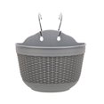 thumbnail image 2 of Imitation Rattan Wicker Wall Hanging Flower Pot Basket Balcony Garden Planter, 2 of 8