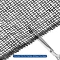 thumbnail image 4 of Unique Bargains PP Burlap Mesh 10' x 10 Yards Decorative Wrapping Ribbon, Black 1 Roll, 4 of 5