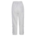 thumbnail image 4 of Plebaso Womens Capris Pants 2025 Summer Drawstring Casual Pants Lightweight Cropped Pants with Pockets, 4 of 7