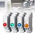 thumbnail image 2 of Lefu Din Rail Mount LED Signal Lamp Series AC/DC 24V Indication Pilot Lights JD9, 2 of 4