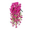 thumbnail image 1 of JilgTeok 2 Packs Simulated Roses Artificial Flower Plastic Wrapping Plants Fake Flowers Vines for Home Garden Porch Yard Living Room Ceiling Spring Decoration Clearance, 1 of 8