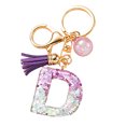 thumbnail image 2 of LYMAYTER Cute Pink Tassel Mug Accessory Initial Letter Charm Keychain - with Tassel, Heart - shaped Sequins, 2 of 7