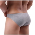 thumbnail image 5 of zbxnLI Bikini Briefs for Men Low Rise Breathable Soft Comfort Stretch Classic Underwear Solid Color, 5 of 5