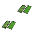 thumbnail image 4 of Ruiboury Stylish for Golf Pen Set Desktop Game with Putting Green and Flag Ballpoint Pens Yellow 2Set, 4 of 6