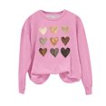 thumbnail image 2 of Meichang Sweat-Shirt de la Saint-Valentin pour Femmes, Col Rond, Manches Longues, Décontracté, Printemps, 2 of 3
