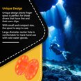 thumbnail image 2 of relayinert Spool Reel Lightweight Sports Spools Durable Tool Replacement Long-Lasting Underwater Free Diving Swimming Orange, 2 of 6