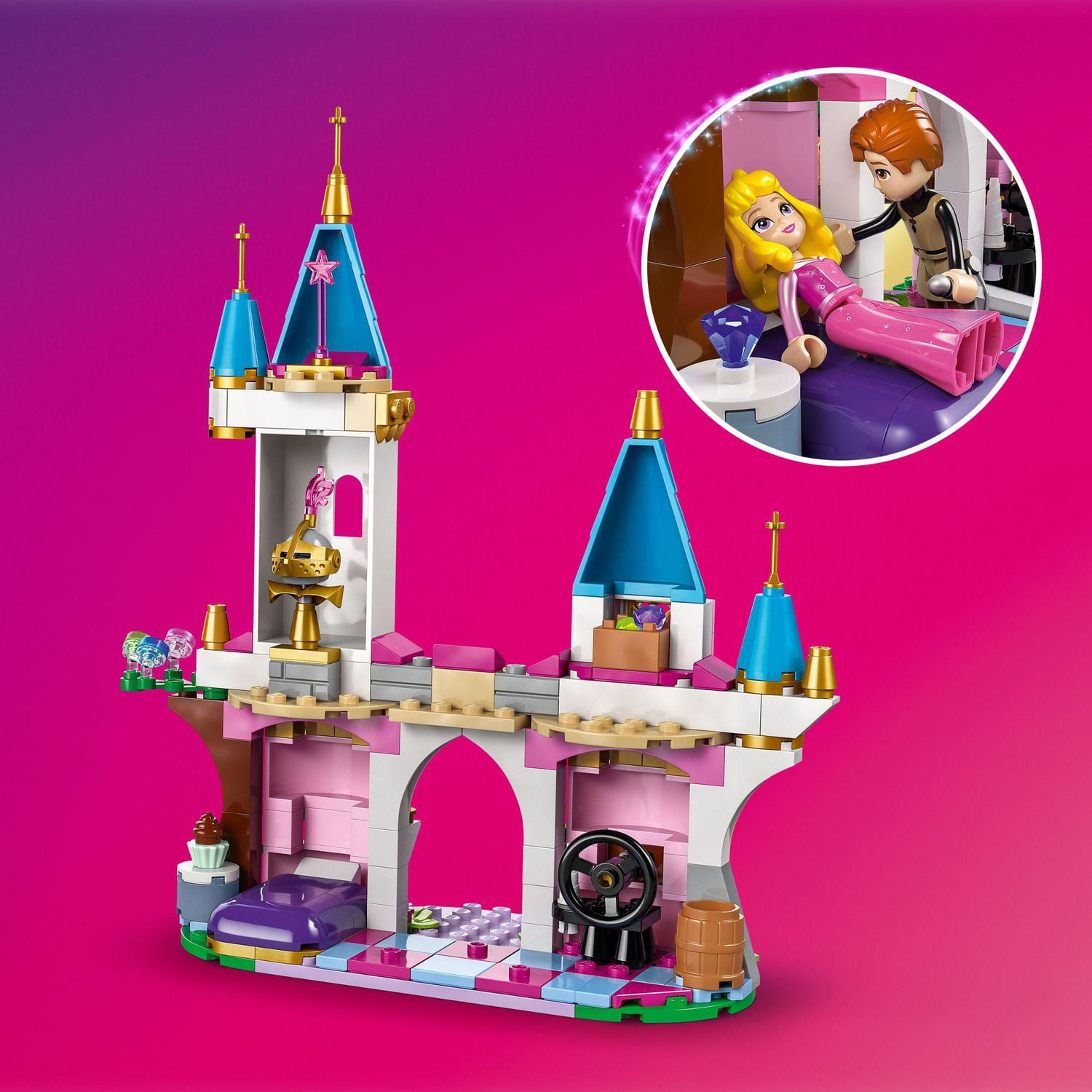 LEGO Disney Princess Maleficent’s Dragon Form Building Set for Kids and Sleeping Beauty Fans, Disney Princess Figure, Castle Toy, Fun Gift Idea for Girls and Boys ages 7 Plus Who Love Aurora, 43240