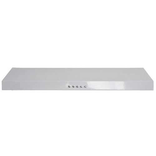 Turin Swift 30” Under Cabinet Range Hood in White Stainless Steel