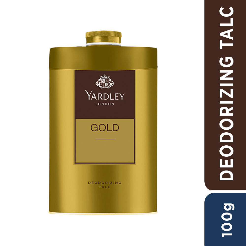 Yardley London Gold Deodorizing Talc Talcum Powder Men 100gm
