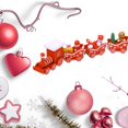 thumbnail image 3 of Christmas Wooden Four-section Small Train Christmas Tree Decoration Toy Gift, 3 of 4