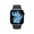 thumbnail image 3 of Apple Watch Series 11 GPS 42mm Space Grey Aluminium Case with Black Sport Band - M/L, 3 of 10