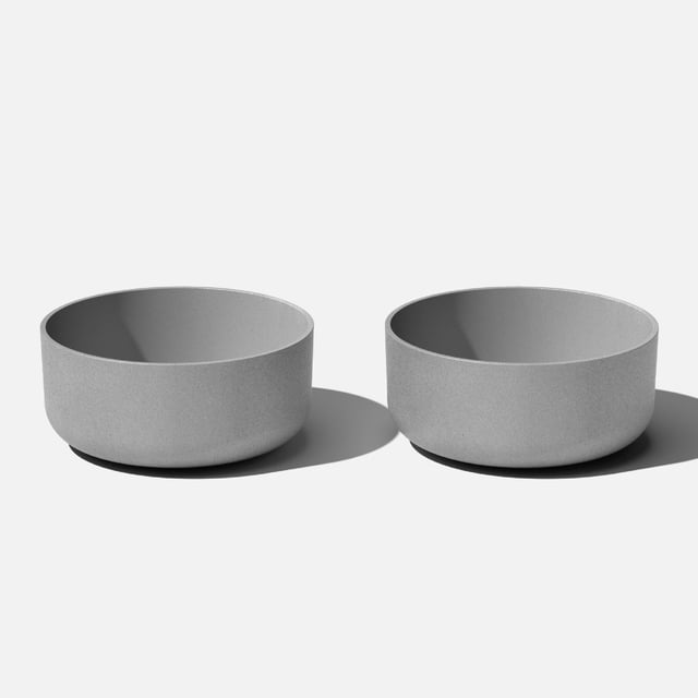 Veradek Pure Series Kona Bowl 14" Planter 2 Pack Grey