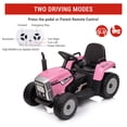 thumbnail image 2 of QinaQin 12V Toddler Ride On Tractor, Electric Toy Car with Trailer and Horn, 2 of 8