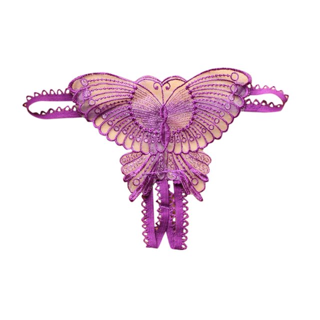 WTXUE Intimates String Dentelle Transparente Couleur Mode Femmes Uni 1 Pce
