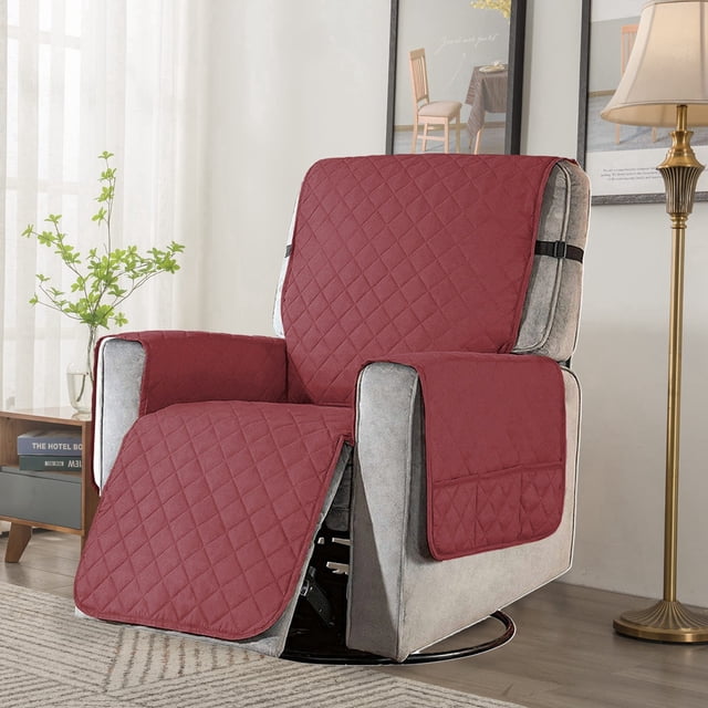 Housse de Fauteuil Inclinable Extensible Housse de Fauteuil Inclinable Imprimée Housse de Sofa Siège Housses de Fauteuil Lavables Housses de Fauteuil Inclinable Protège-Meubles Housse de Sofa 4 Pcs Housse de Canapé en Cuir