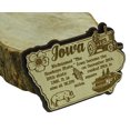 thumbnail image 4 of USA Iowa State Map Wooden Magnet Souvenir Fridge Magnet Gift, 4 of 4