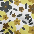 thumbnail image 1 of oneOone Cotton Poplin Yellow Fabric Floral Craft Projects Decor Fabric Printed By The Yard 42 Inch Wide, 1 of 4