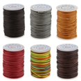 thumbnail image 4 of jifeng 70 Meters Coffee Flat Thread Cord 1.2mm for Leather Craft Bag Wallet as described, 4 of 9