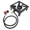 thumbnail image 1 of Outdoor Cast Iron Camping Stove Propane Gas Burner With Pressure Reducing Valve Cooking Accessories, 1 of 9