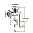 thumbnail image 3 of Meat Grinder Manual,Home Made Sausage Filling and Sausage Making Machine Manual Chili Powder Grinder Meat Grinder Small Hand Cranked Machine,Hand Meat Grinder, 3 of 3