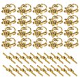 thumbnail image 4 of Ensembles de Fermoirs pour Bracelet, 20 Ensembles Fermoir à Bascule pour Bracelet, Fermoir à Bascule Doré pour Bracelet, Design Épuré, 4 of 9