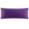 thumbnail image 1 of PiccoCasa 100% Cotton Body Pillowcases Soft Zipper Closure Grape 20"x54", 1 of 7