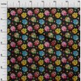 thumbnail image 3 of oneOone Polyester Spandex Black Fabric Skull Sewing Material Print Fabric By The Yard 56 Inch Wide-aC, 3 of 5