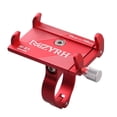 thumbnail image 4 of maskred Aluminum Alloy Mobile Phone Holder for Smartphone 3.5-6.2 inch Mobile Cell Phone Bike Handlebar Mount Bracket Racks red 5Set, 4 of 6