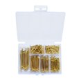 thumbnail image 1 of Siruishop Round Head Nail Tacks Craft Decorative Nail for Hanging Picture Frame Mirror 330 Gold, 1 of 8