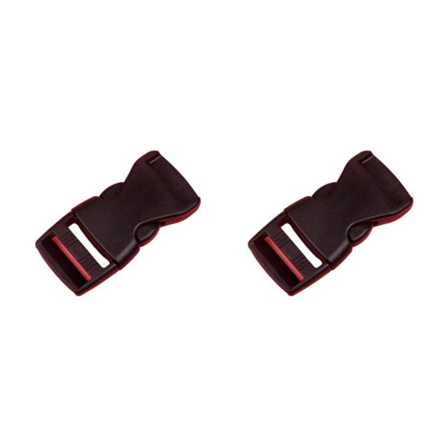 ZheElen 10pieces Easy To Buckle Strap With Multi-Color Clasp Belt Buckles ABS Release Buckle Hook Buckle Versatile Convenient black 2Set