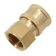 thumbnail image 1 of GLFILL G1/4 High Pressure Washer Coupler Copper Quick Connect Fitting Male Thread Accessorie Car Washer Adapter Garden Irrigation Joint #7, 1 of 9