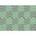 thumbnail image 1 of Ahgly Company Machine Washable Indoor Rectangle Transitional Blue Green Area Rugs, 8' x 10', 1 of 7