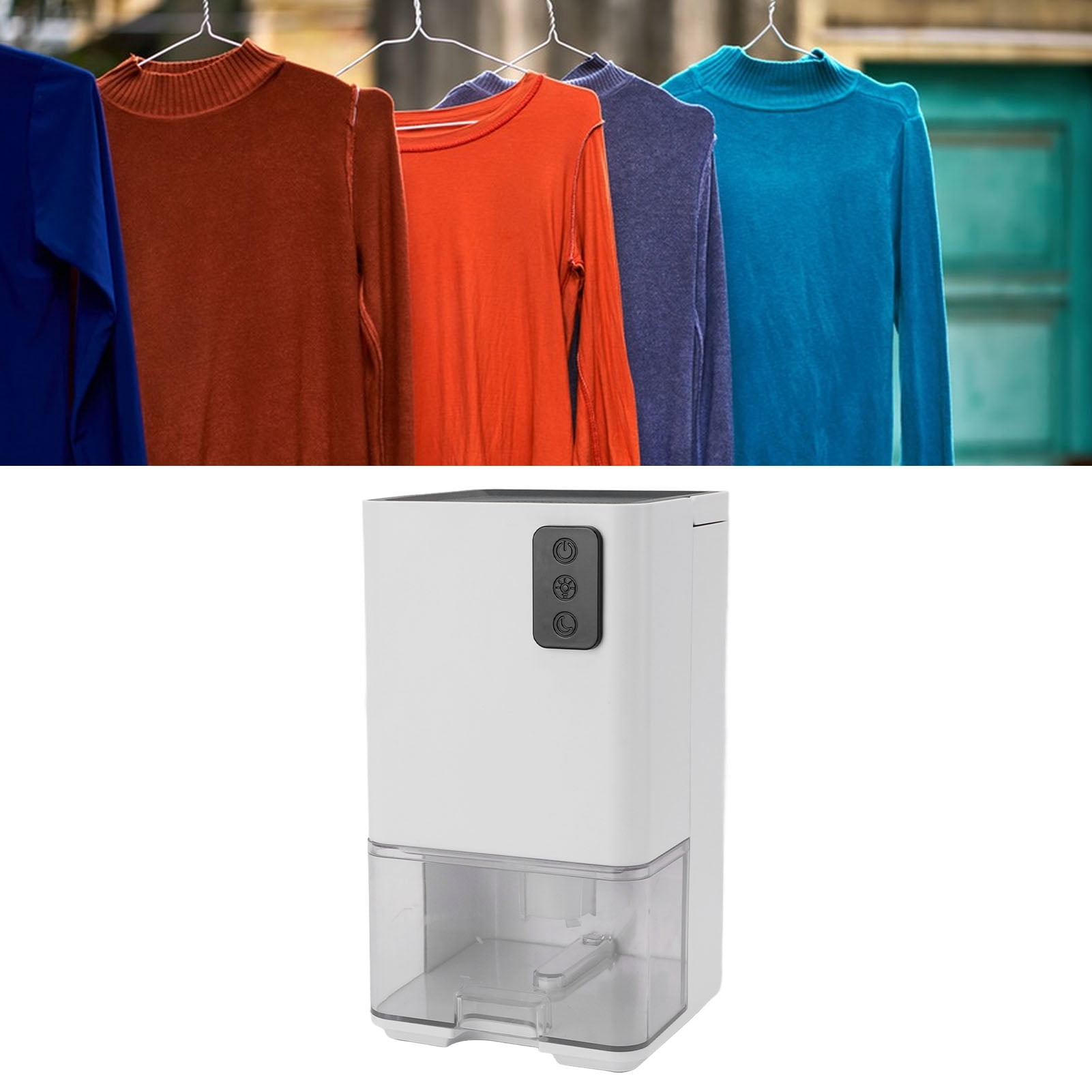 ABS HEPA Aluminum Safe and credible Dehumidifier 40W 1.2L Energy Saving Large Water Tank Colorful Household Dehumidifier for Offices and Bathrooms