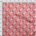 thumbnail image 4 of oneOone Silk Tabby Dark Peach Fabric Abstracts Sewing Material Print Fabric By The Yard 42 Inch Wide, 4 of 4