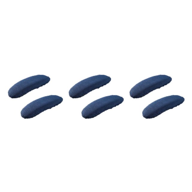 Maytalsory Chair Armrest Covers To And Decorate Made Of Polyester Fibre Easy To Install dark blue 3Set