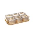 thumbnail image 2 of CHUANK Home Storage & Organisation Fruit Tray Clear Snack Display Tray Candy Snack Tray Nut And Dried Fruit Storage Box Snack Tray For Kitchen And Party Food And Pantry Organization, 2 of 8