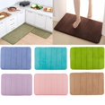 thumbnail image 4 of Soft Plush Bathroom Rug Non-slip Absorbent Soft Memory Foam Water Area Bath Carpet Bedroom Floor Shower Mat Rug, 4 of 5