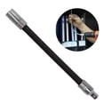 thumbnail image 3 of Flexible Socket Extension, Bendable Shaft Drive Socket Extension Bar Steel Ratchet Wrench Extension Adapter, Black, 3 of 8