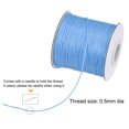 thumbnail image 3 of Unique Bargains Beading Thread Bracelet Weave Bead Craft Cord 0.5mm 159M/Roll (173-Yards) Decorative String, Light Blue, 3 of 7