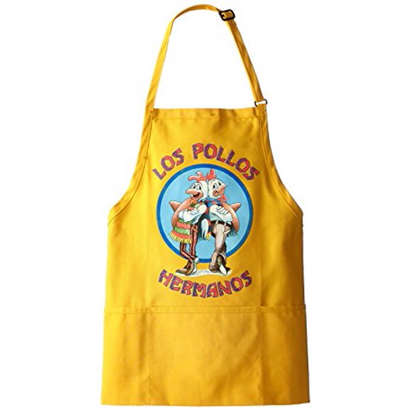 Breaking Bad Tablier pour Hommes Los Pollos Hermanos, Jaune, Taille Unique
