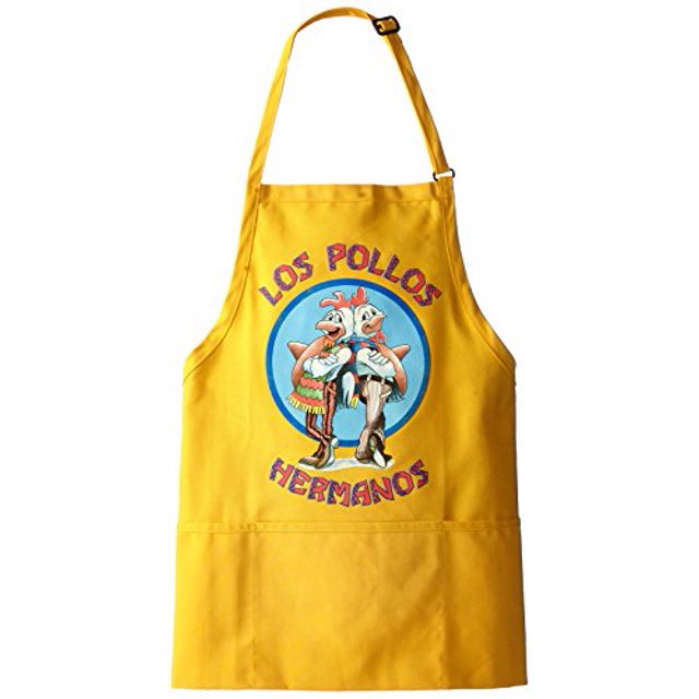 Breaking Bad Tablier pour Hommes Los Pollos Hermanos, Jaune, Taille Unique