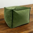 thumbnail image 2 of hometrends Velvet Square Pouf, 2 of 3