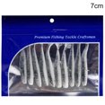 thumbnail image 1 of Maoww 10 Pcs Appâts de Pêche Simulés Réutilisables Leurres de Pêche Appâts Artificiels Portables en PVC 7cm Type 1, 1 of 1