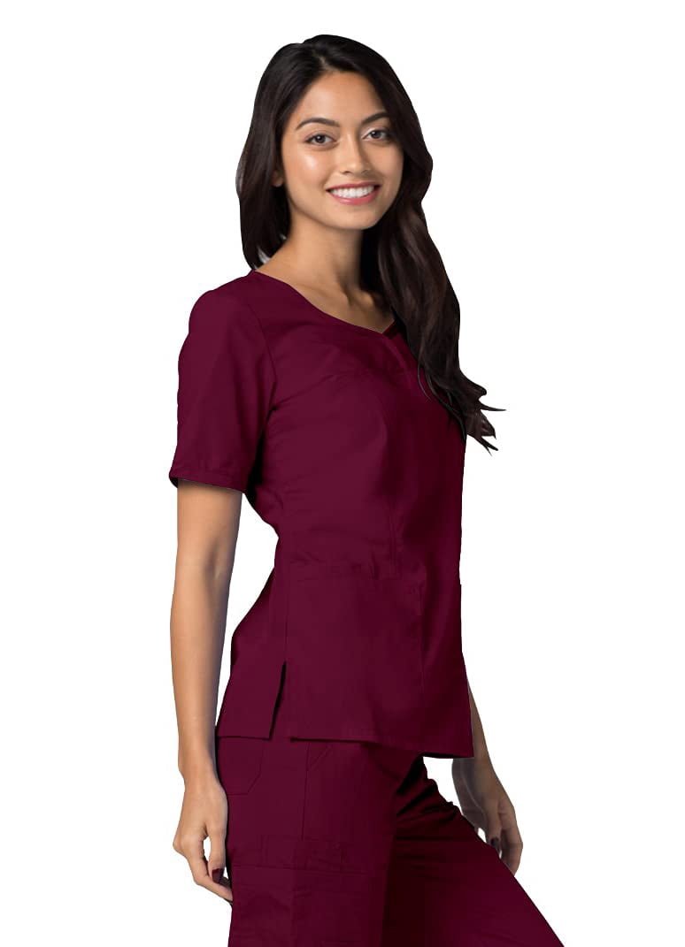 Adar Uniformes Médicaux Universels pour Femmes - Haut de Sarrau à Encolure en V