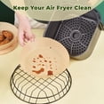 thumbnail image 4 of Air Fryer Disposable Paper Liner, Round Airfryer Parchment Sheets Liners for Baking, Non-Stick Oil-Proof Filter, 4 of 5